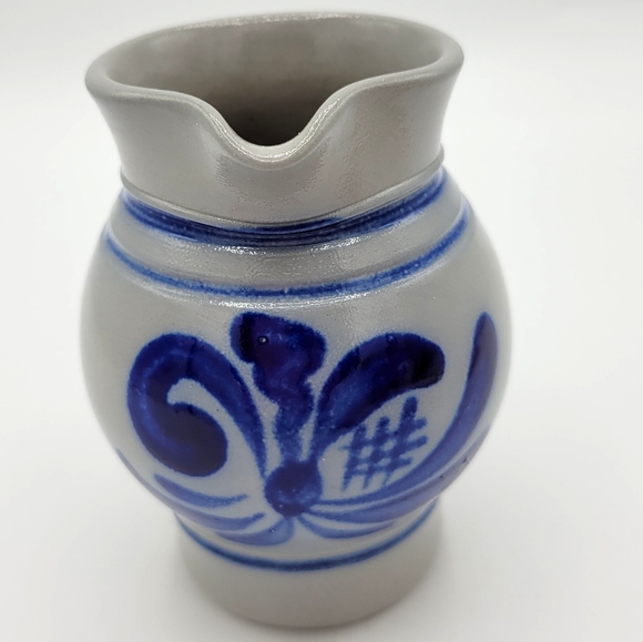 Vintage Salt Glaze Pottery Creamer Handarbeit - Picture 3 of 8